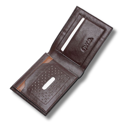 Picture of Avro Premium 100% Genuine Cow Leather Money Bag For Men Stylish Export Quality Wallet For Men