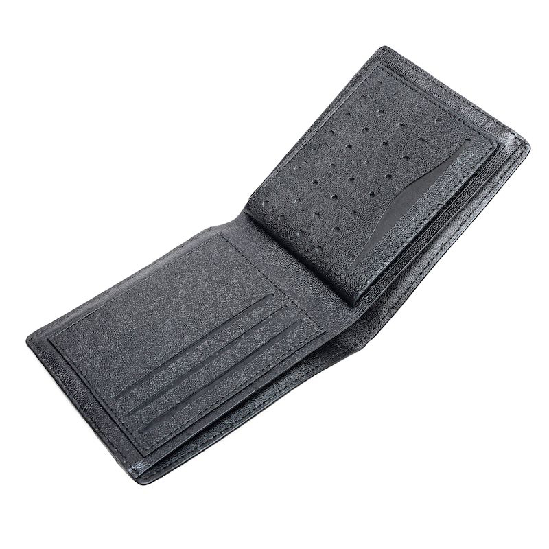 Picture of Avro Punched Design Premium 100% Genuine Cow Leather Money Bag For Men Stylish Export Quality Wallet For Men