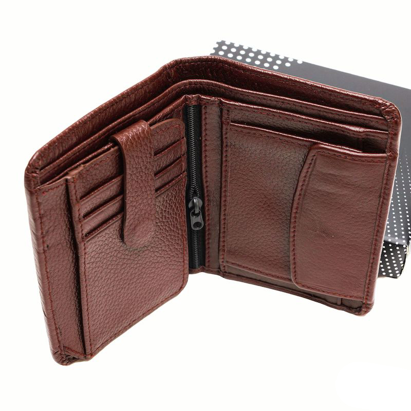 Picture of Avro Premium 100% Genuine Cow Leather Wallet For Men Stylish Export Quality Money Bag For Men Short Wallet Fashion Vintage Wallet Casual Male Wallet Multi-Card Slot With Coini Pocket Moneybag For Man