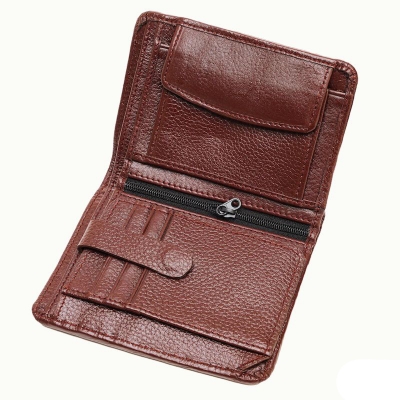Picture of Avro Premium Men's High Quality 100% Cow Leather Coin Pocket Wallet For Men Elegant And Comfortable Stylish Export Quality Money Bag For Men Short Wallet Fashion Vintage Wallet Casual Male Wallet Multi-Card Slot Wallet For Man