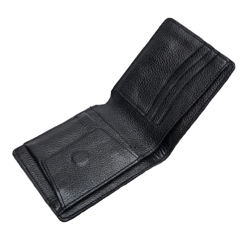 Picture of Avro Premium Stylish Magnet Coin Pocket Bifold Wallet 100% Cow Leather Wallet For Men