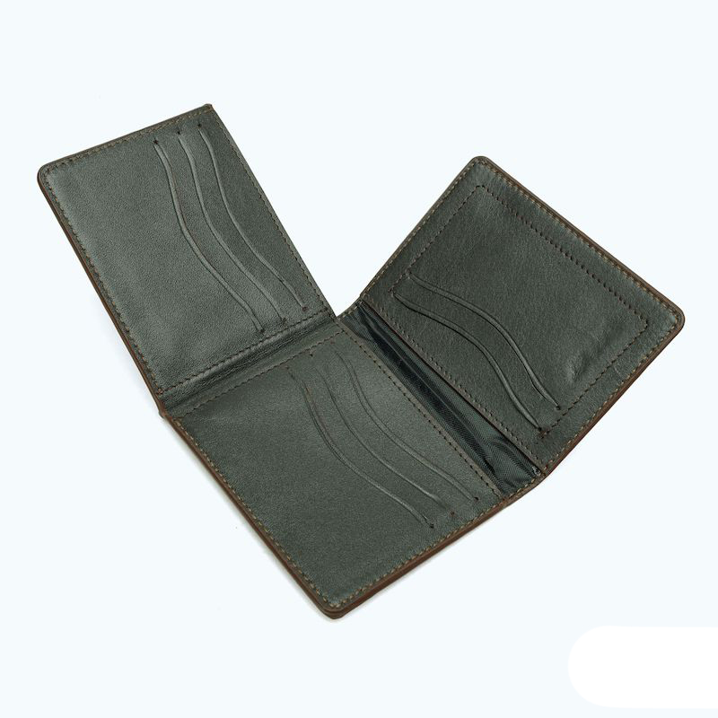 Picture of Avro Classic Bifold Card Pocket Money Bag For Man 100% Genuine Cow Leather Wallet For Men