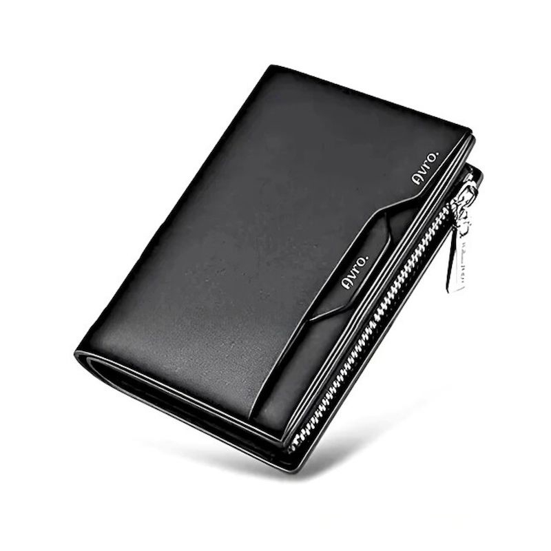 Picture of Avro Men Wallet Soft PU Wallet Business Wallets High Quality PU Leather Wallet For Men Multi-Card Position ID Credit Cards Holders Solid Color Travel Purses Money Bag For Men Fashion Innovator - Highly Sustainable - High Quality