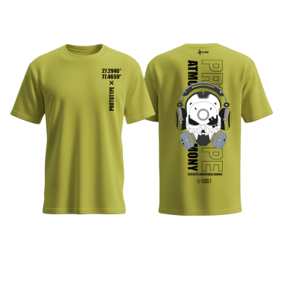 Picture of Avro Premium Men's T shirt Lemon Yellow Color - Prototype - Cotton Fabric Soft & Comfortable - Tshirt For Men