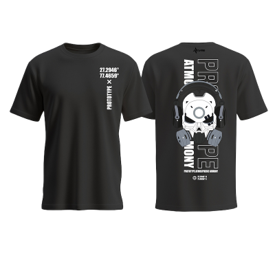 Picture of Avro Premium Men's T shirt Black Color - Prototype - Cotton Fabric Soft & Comfortable - Tshirt For Men