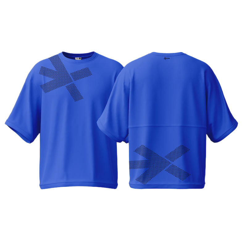 Picture of Avro Premium Men's Semi Drop Shoulder T shirt Royal Blue Color - Cotton Fabric Soft & Comfortable - Tshirt For Men - Desginer Edition T#10