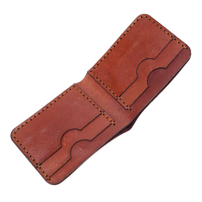 Picture of Avro Premium 100% Genuine Cow Leather Money Bag For Men Handmade Stitched Stylish Slim Wallet For Men