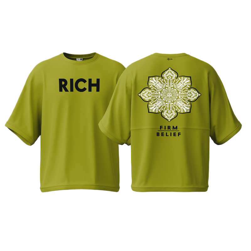 Picture of Avro Premium Men's Semi Drop Shoulder T shirt - RICH - Cotton Fabric Soft & Comfortable - Tshirt For Men