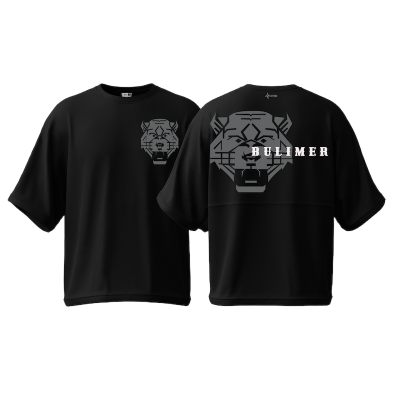 Picture of Avro Premium Men's Semi Drop Shoulder T shirt Black Color - BULIMER - Cotton Fabric Soft & Comfortable - Tshirt For Men