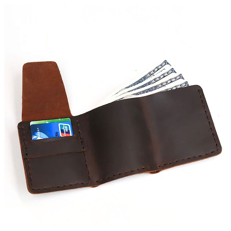 Picture of Avro Premium Men's High Quality 100% Cow Leather Trifold Wallet For Men Elegant And Comfortable Stylish Export Quality Money Bag For Men Cow Leather Short Wallet Fashion Vintage Wallet Casual Male Wallet Multi-Card Slot Wallet For Man