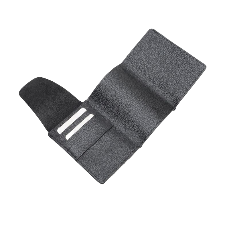 Picture of Avro Premium Men's High Quality 100% Cow Leather Trifold Black Wallet For Men Elegant And Comfortable Stylish Export Quality Money Bag For Men Cow Leather Short Wallet Fashion Vintage Wallet Casual Male Wallet Multi-Card Slot Wallet For Man