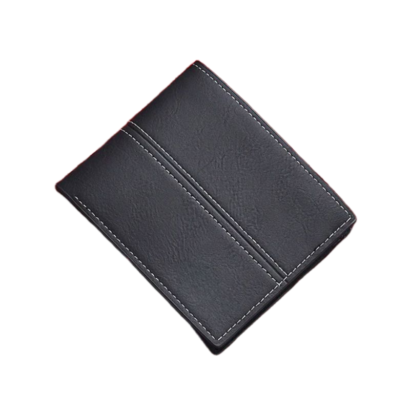 Picture of Avro Premium Men's High Quality Black Wallet For Men Soft PU Leather Money Bag For Man Short Wallet's Fashion Vintage Wallet's Casual Male Wallet Multi-Card Soft Purse Multi-function Moneybag For Man