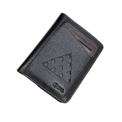 Picture of Avro Premium Men's High Quality 100% Cow Leather Black Wallet For Men Elegant And Comfortable Stylish Export Quality Money Bag For Men's Short Wallet Fashion Vintage Wallet Casual Male Wallet Multi-Card Slot Wallet For Man