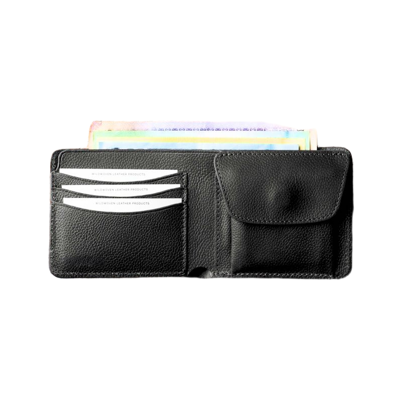 Picture of Avro Premium Men's High Quality 100% Cow Leather Coin Pocket Black Wallet For Men Elegant And Comfortable Stylish Export Quality Money Bag For Men Short Wallet Fashion Vintage Wallet Casual Male Wallet Multi-Card Slot Wallet For Man