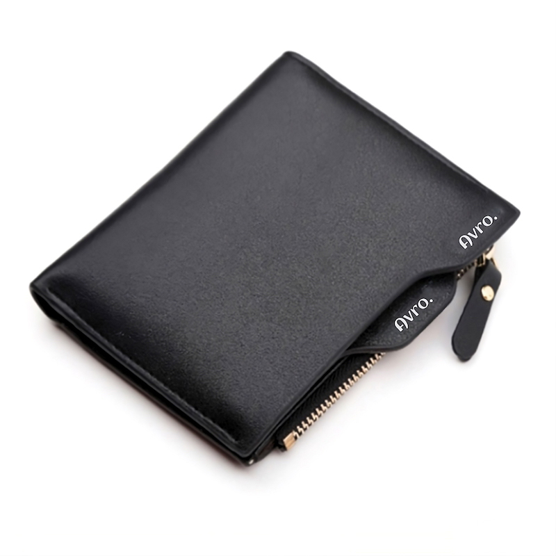 Picture of Avro Bogies Men's High Quality Slim Wallet Premium Moneybag For Men Fashion PU Short Wallet's & Accessories Stylish and Practical Men's Slim Wallet with Multiple Card Slots and Coin Pockets Wallet For Men