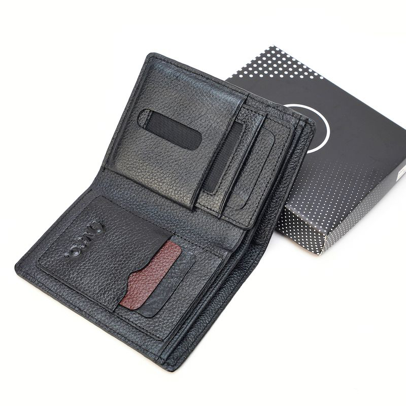 Picture of Avro Premium Men's High Quality 100% Cow Leather Bi-Fold Wallet For Men Elegant And Comfortable Stylish Export Quality Money Bag For Men Cow Leather Short Wallet Fashion Vintage Wallet Casual Male Wallet Multi-Card Slot Wallet For Man