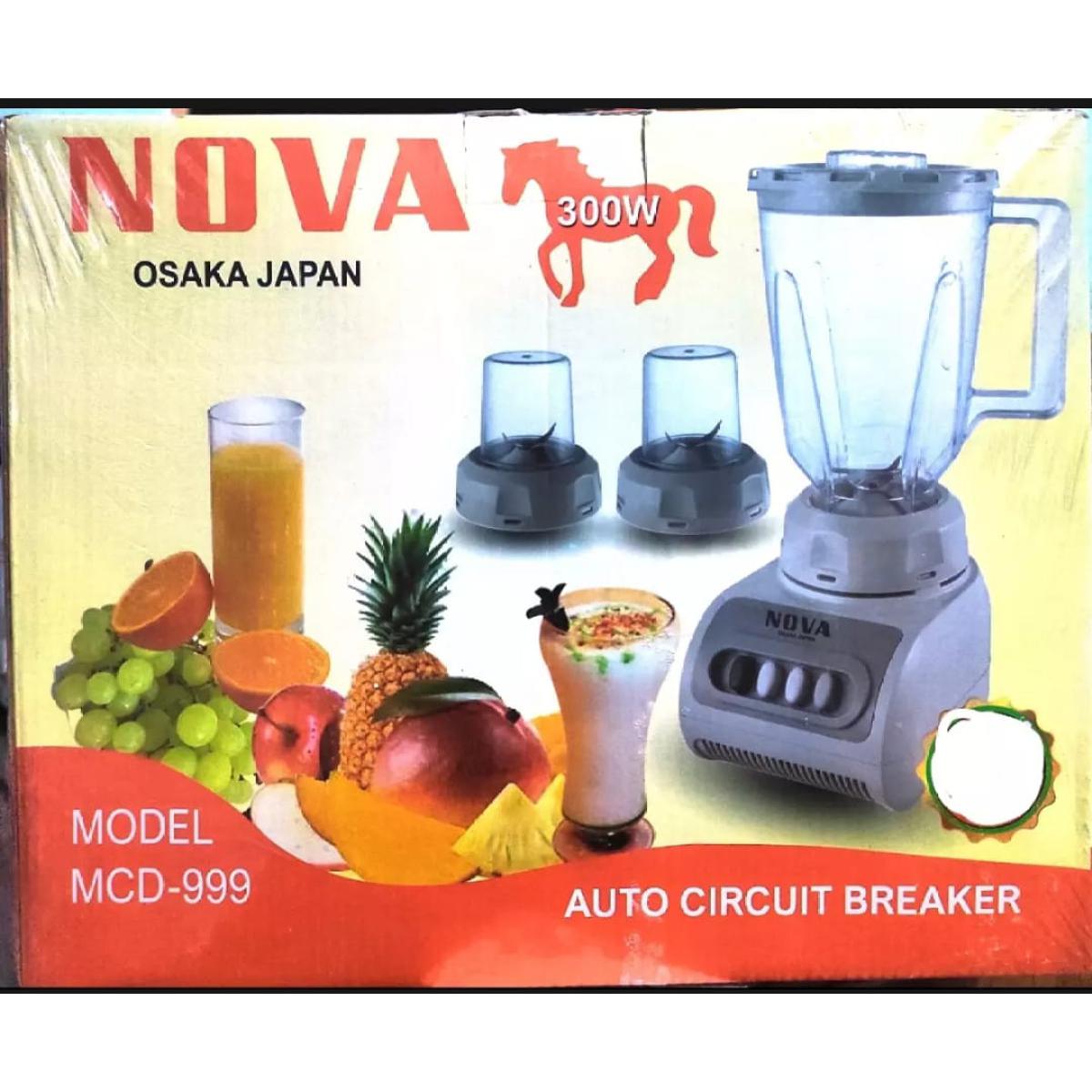 Picture of Nova/Hyundai  Blender Plus Mixer Grinder  (GS-999/NBB-999/NW-999)