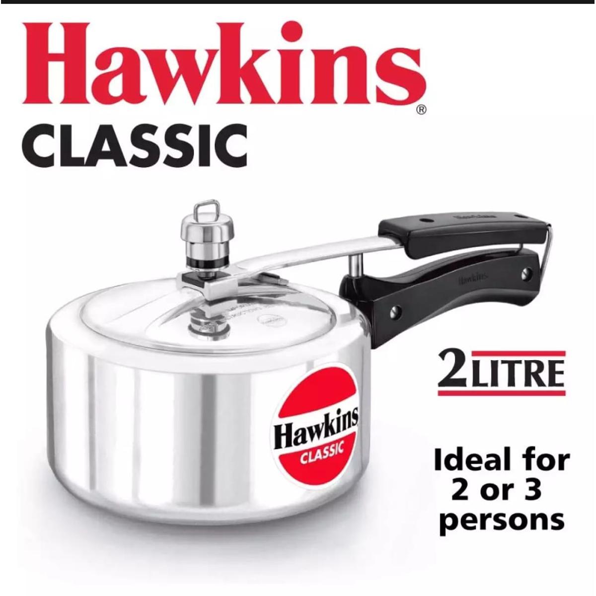 Picture of Hawkins Classic 2 L Pressure Cooker (Aluminium)