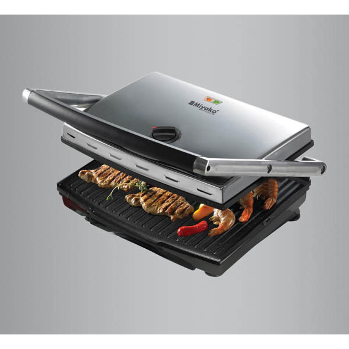 Picture of Miyako Electric Sandwich Press Contact Grill, Grill Sub Sandwich Maker (2000 Watt) SW-135 BT