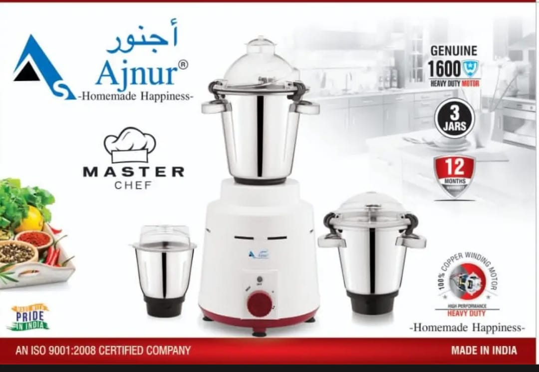 Picture of Ajnur 1600 Watts Maser Chef Blender Plus Mixer Grinder