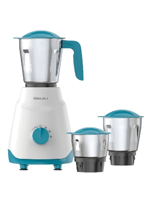 Picture of 500W 3 Jars French Blue Mixer Grinder Bajaj Ninja Series Notch
