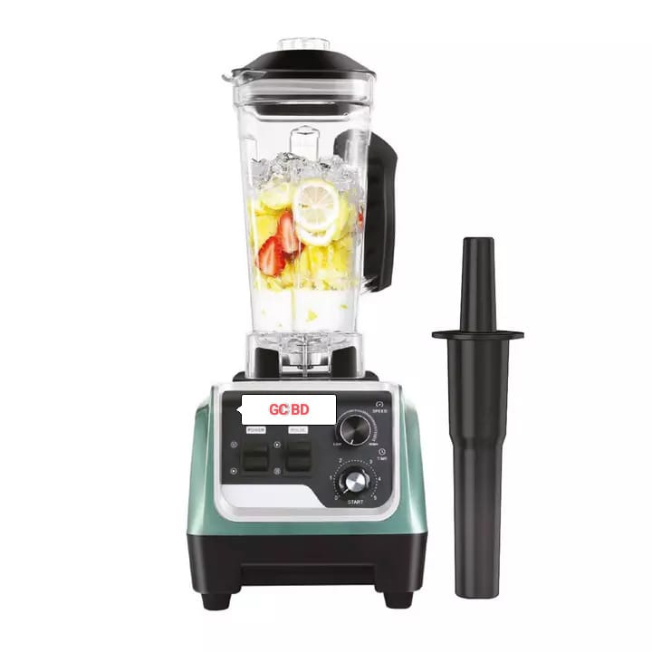 Picture of Commercial Multi Functional Power Blender 2200 Watts, Green/Black. Miyako BL-69TRIP 2.0L Jar