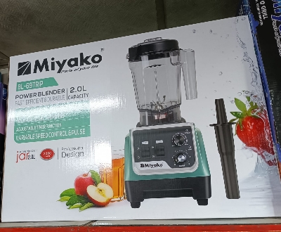 Picture of Commercial Multi Functional Power Blender 2200 Watts, Green/Black. Miyako BL-69TRIP 2.0L Jar