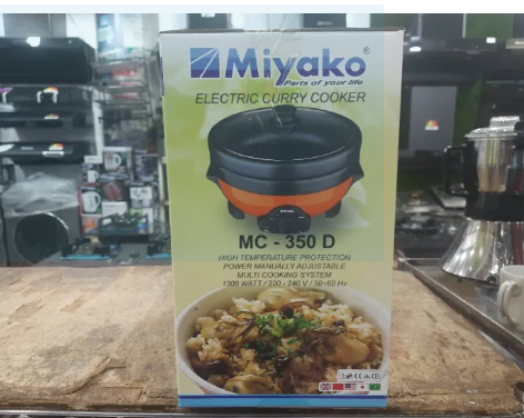 Picture of Miyako Double Pot Multi cooker, Electric Curry Cooker With Double Pot, Removable non-stick pan, Automatic cooking and warming system MC-350D (4 LTR)