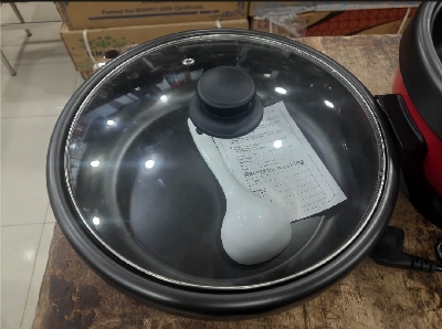 Picture of With Double Pot, Removable non-stick pan, Automatic cooking and warming system MC-550T (5.5 LTR) Miyako 3 Pot Multi cooker, Electric Curry Cooker