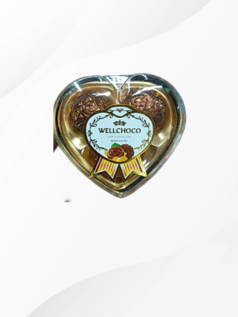 Picture of wellchoco Love Chocolate box 3pcs (38g)
