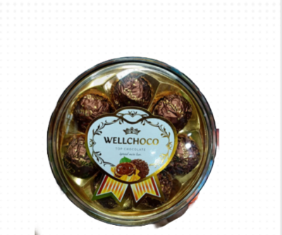 Picture of wellchoco Chocolate Box 100g (8pcs)