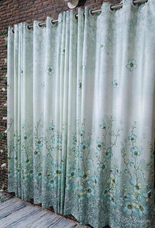Picture of HOME TEX CURTAINS  for door and window ( 5 kuchi porda )84/48 inchi