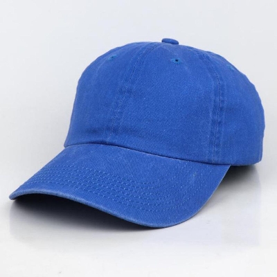 Picture of Blue Wash Cotton Cap For Men