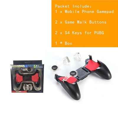 Picture of 5 In 1 PUBG Moible Controller Gamepad Free Fire L1 R1 Triggers PUGB Mobile Game Pad Grip L1R1 Joystick For IPhone Android Phone