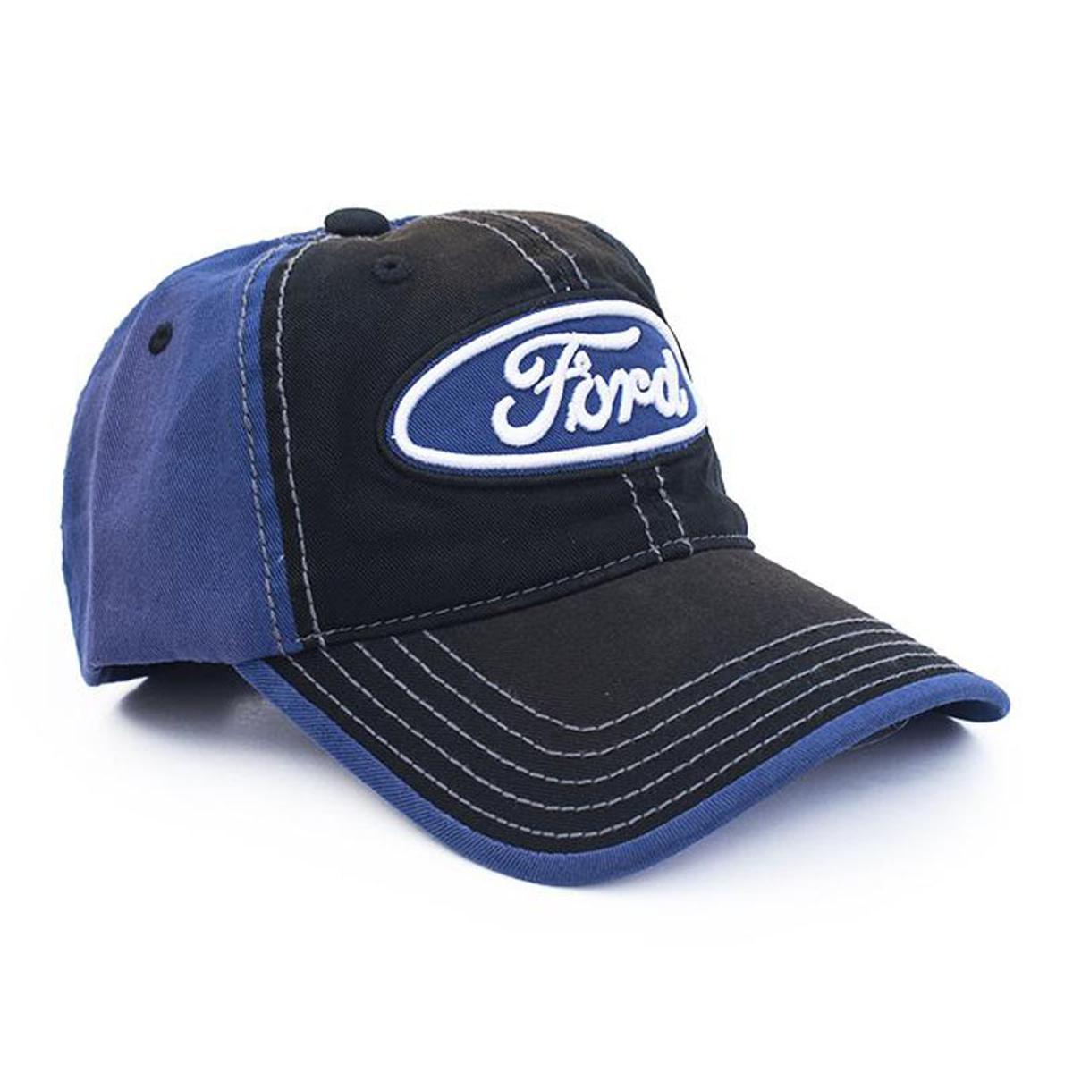 Picture of Ford Blue and Black Denim Multicolor Unisex Cap for Man