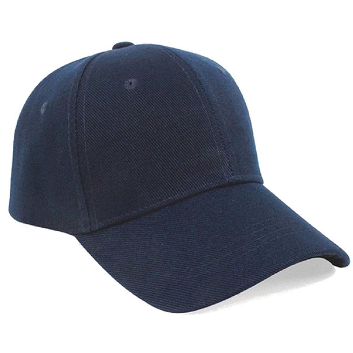 Picture of Navy Blue Cotton Cap For Men
