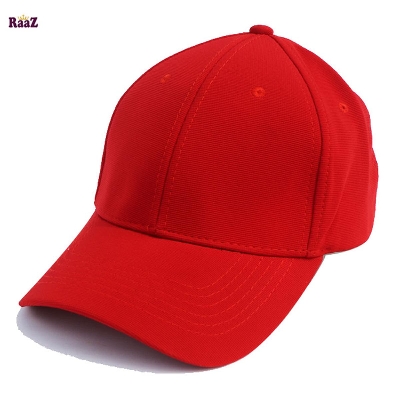 Picture of Red China Cotton Cap For Men