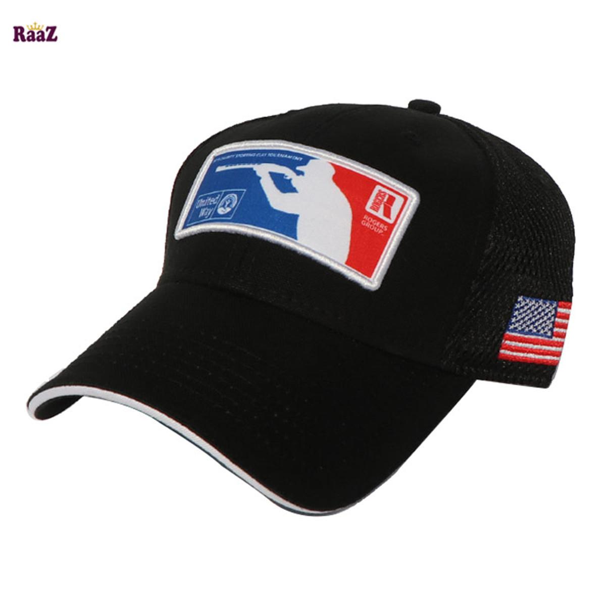 Picture of Black ROGERS Group Mesh Air Curved Cap