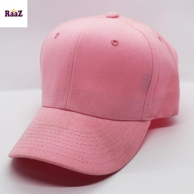 Picture of Pink Unisex Cotton Cap for Men