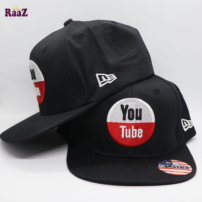 Picture of Youtube Embroidery Logo Cotton DJ CAp