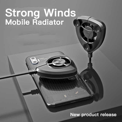 Picture of Portable Cooling Fan Gamepad Game Handle Radiator Mobile Phone Cooler Cooling Fans For Iphone For Samsung For Huawei For Xiaomi - Finger Sleeve
