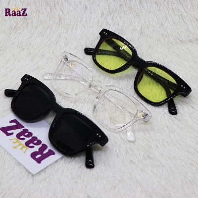 Picture of Full Black Bold Frame Fashion Sunglasses