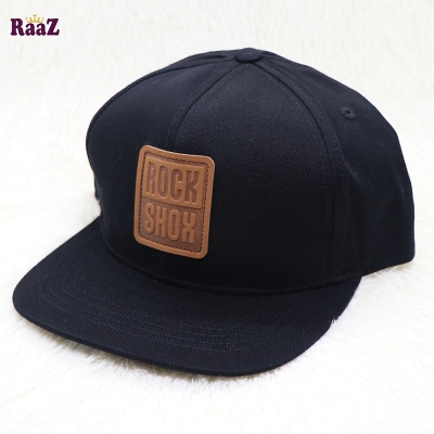 Picture of Black ROCK SHOX Leather Logo DJ Cap