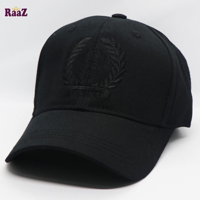 Picture of Black Versace Embroidery Logo Cup Visor Cap - Cap