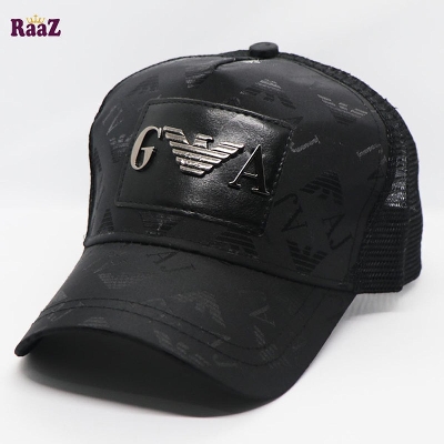 Picture of GA Armanii Steel Logo Half Net Curved Cap