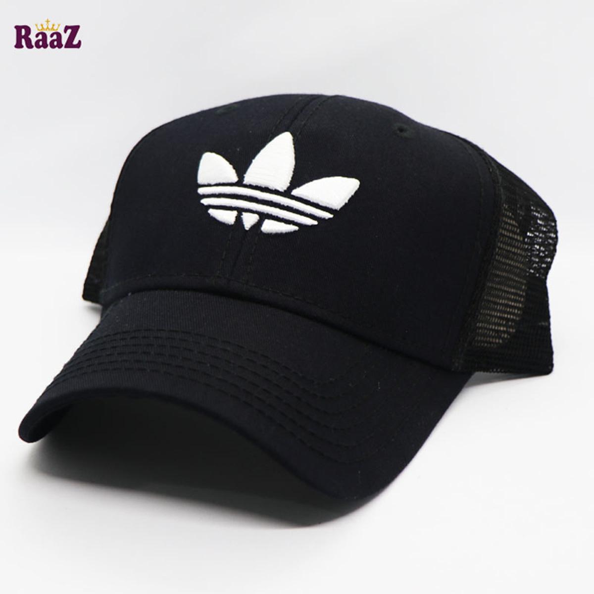 Picture of Black Half Net Curved Cap
