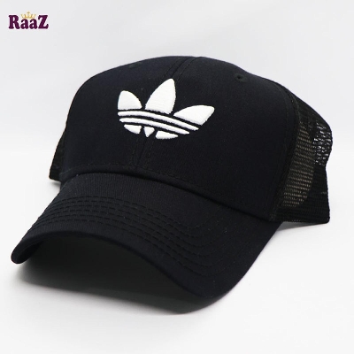 Picture of Black Half Net Curved Cap