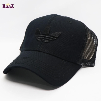 Picture of Full Black Half Net Curved Cap