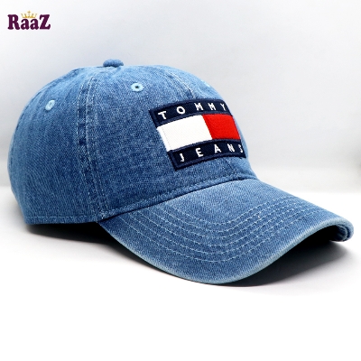 Picture of Blue Tomm'y Jeans Denim Curved Cap