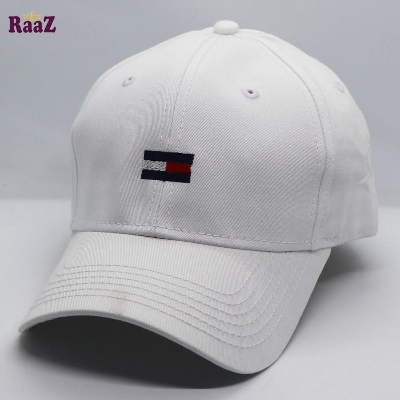 Picture of Full White Tommiy Hilfighjer Logo Curved Cap